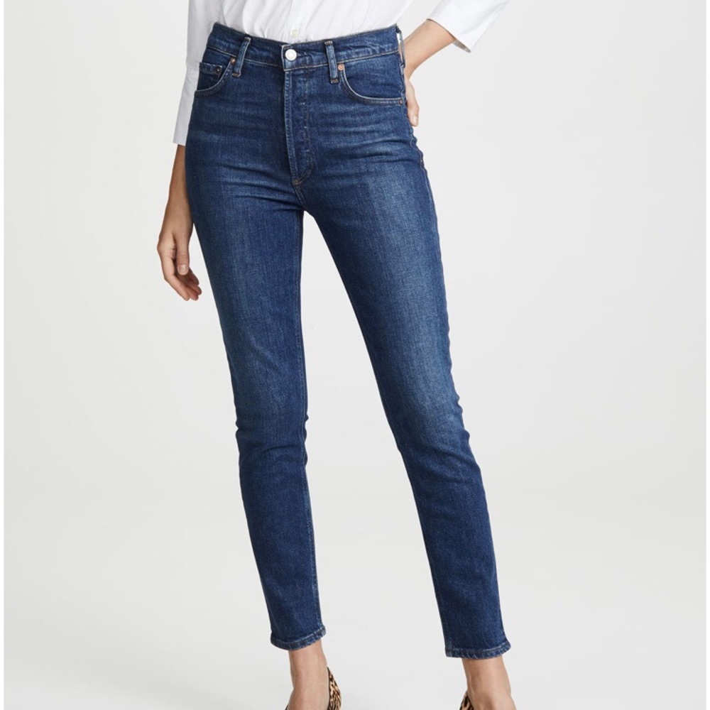 AGOLDE Nico High Rise Slim Jeans (Fixation)